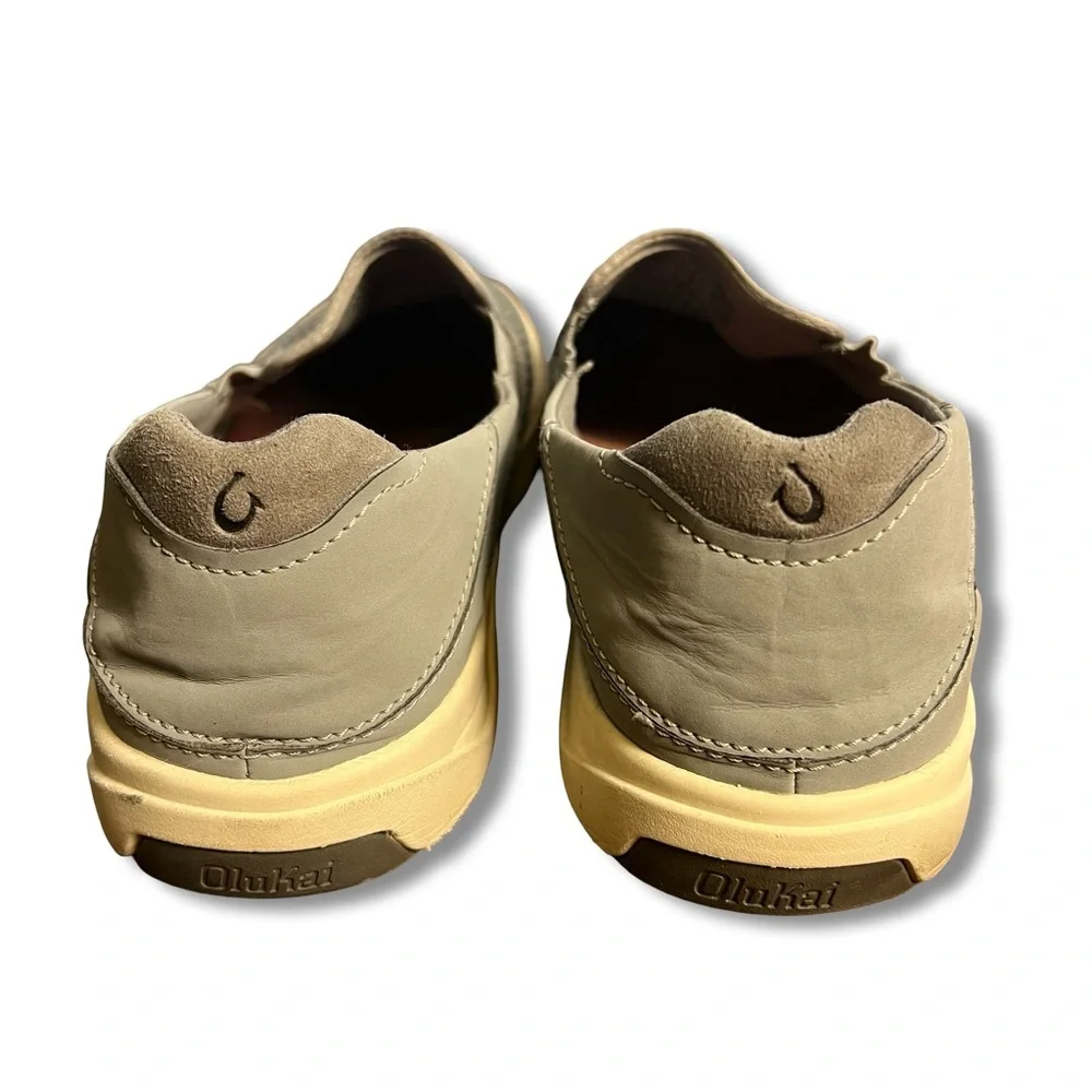 OluKai Lae'ahi Men's Mesh Slip-On Sneakers Gray Comfort‎ Shoes – Sz. 10.5